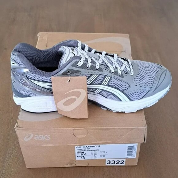 Asics Other - Asics Gel-Kayano 14 Running Shoe - Size: Men 8.5 - Color: Piedmont Grey/White